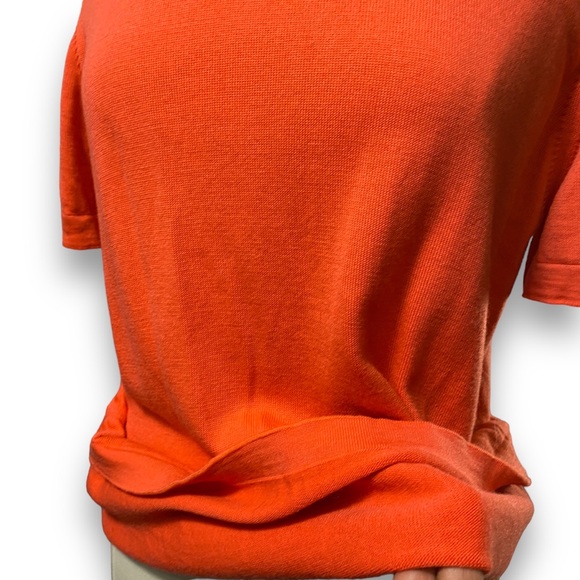 Escada Wool Top Coral size 40 Medium - Picture 3 of 7